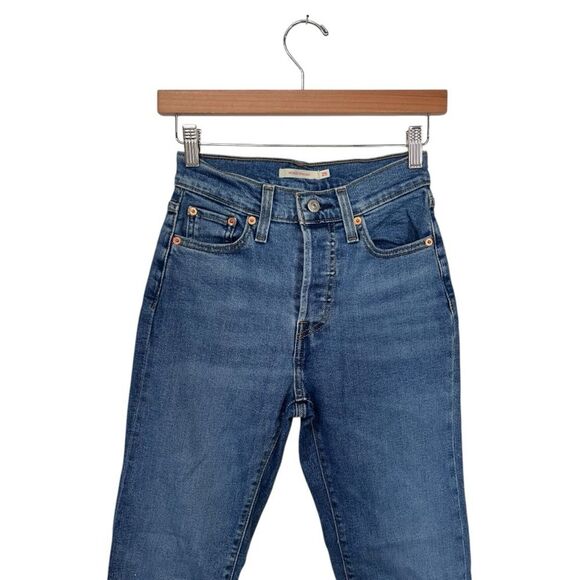 NWOT LEVI’S | WEDGIE STRAIGHT FIT WOMEN'S DENIM JEANS 25 - Picture 6 of 11